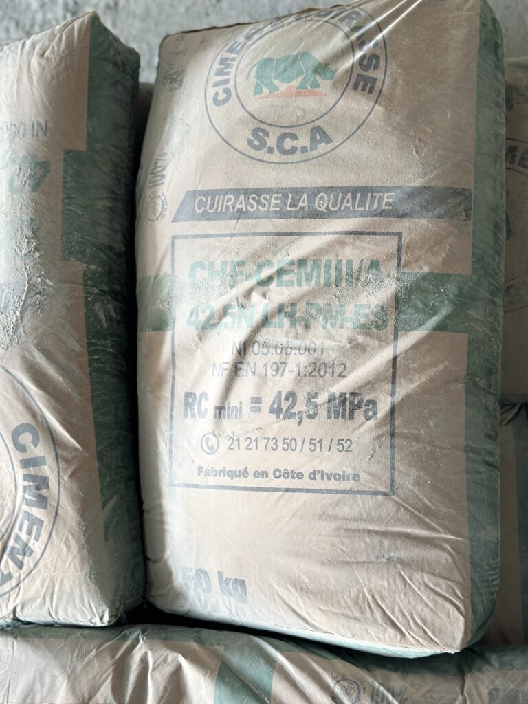 contact achat de ciment à Abidjan
